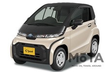 「TOYOTA C+pod」（トヨタ シーポッド）[超小型EV]（ボディカラー：クリームベージュ×無塗装［黒色樹脂］）
