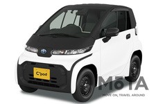 「TOYOTA C+pod」（トヨタ シーポッド）[超小型EV]（ボディカラー：無塗装［白色樹脂］×無塗装［黒色樹脂］）