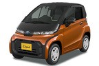 「TOYOTA C+pod」（トヨタ シーポッド）[超小型EV]（ボディカラー：オレンジメタリック×無塗装［黒色樹脂］）