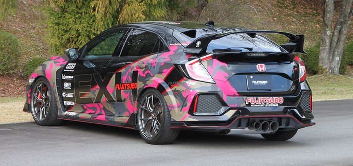 RSE typeR (FK8)マフラー本体 にゃっき RSE新製品情報 フルチタンマフラー CIVIC TYPE-R - リアル