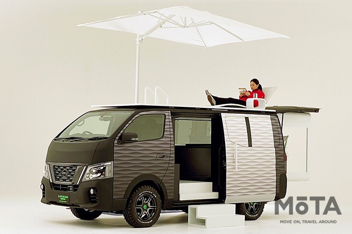 日産 NV350 CARAVAN OFFICE POD CONCEPT 「NISSAN CUSTOMIZE 2021」＆「バーチャルオートサロン2021」出展車両