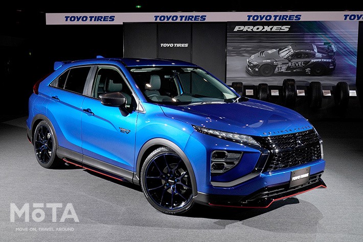 発売されたばかりの「三菱 新型エクリプスクロス PHEV」に、2021年1月発売の新製品「PROXES CL1 SUV」を装着[TOYO TIRES 東京オートサロン2021（バーチャルオートサロン）出展コンテンツ]