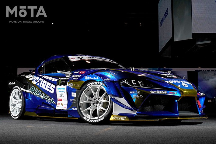 「PROXES R888R Drift」を履く「D1GP GR SUPRA」（川畑真人選手）[TOYO TIRES 東京オートサロン2021（バーチャルオートサロン）出展コンテンツ]