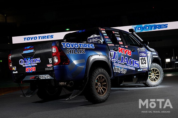 「OPEN COUNTRY M/T」を履いたTEAM JAOS トヨタ ハイラックス ラリーカー「JAOS HILUX RALLY CAR」[TOYO TIRES 東京オートサロン2021（バーチャルオートサロン）出展コンテンツ]