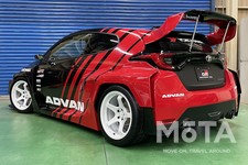 ADVAN Racing GT BEYONDホイールとADVAN A052（前後265/35R18）タイヤを組んだトヨタ GRヤリス／YOKOHAMAタイヤ