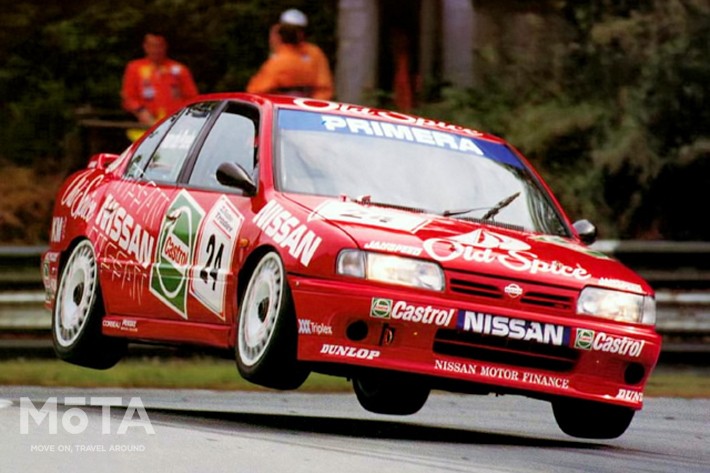 BTCC（英国ツーリングカー選手権）でのプリメーラの様子