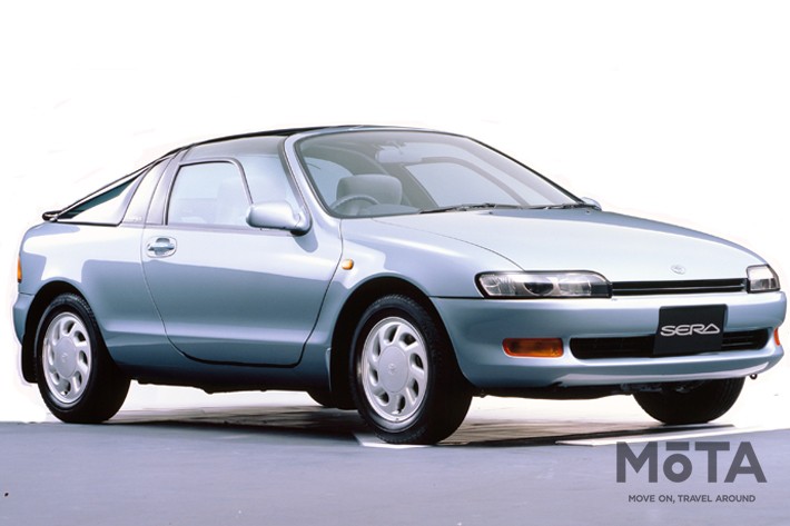 160万円の大衆車なのにガルウイング 時代が生んだスペシャリティクーペ トヨタ セラを写真でチェック フォトギャラリー Mota