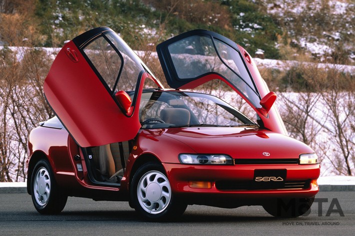 160万円の大衆車なのにガルウイング 時代が生んだスペシャリティクーペ トヨタ セラを写真でチェック フォトギャラリー Mota 160万円の大衆車なのにガルウイング 時代が生んだスペシャリティクーペ トヨタ セラを写真でチェック フォトギャラリー Mota