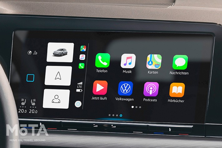 フォルクスワーゲン 新型ゴルフ（8代目）[2021年中発売予定]　Volkswagen純正インフォテイメントシステム“Discover Pro”