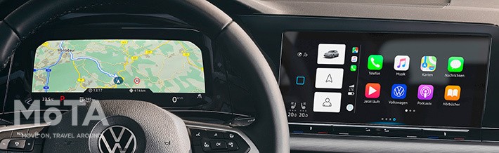 フォルクスワーゲン 新型ゴルフ（8代目）[2021年中発売予定]　デジタルメータークラスター“Digital Cockpit Pro”／Volkswagen純正インフォテイメントシステム“Discover Pro”