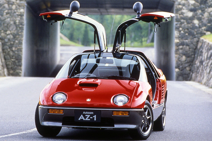 軽自動車なのにガルウイング 本格スポーツカーのマツダ Az 1を写真でチェック フォトギャラリー Mota
