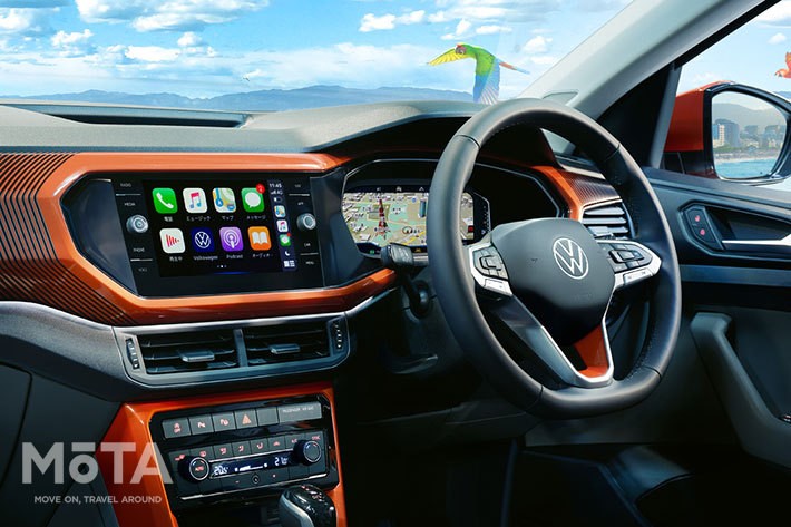 フォルクスワーゲン 新型T-Cross「T-Cross TSI Style」　インパネ周り[2021年3月2日発売]