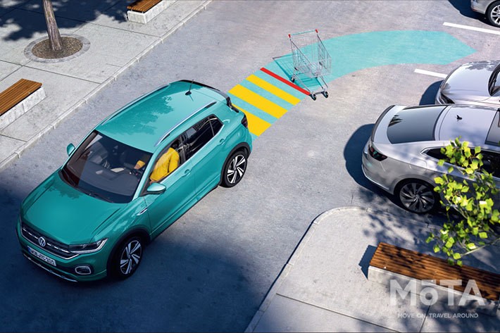 フォルクスワーゲン 新型T-Cross　パークディスタンスコントロール（フロント/リヤ、前進/後退時衝突軽減ブレーキ機能付）[2021年3月2日発売]