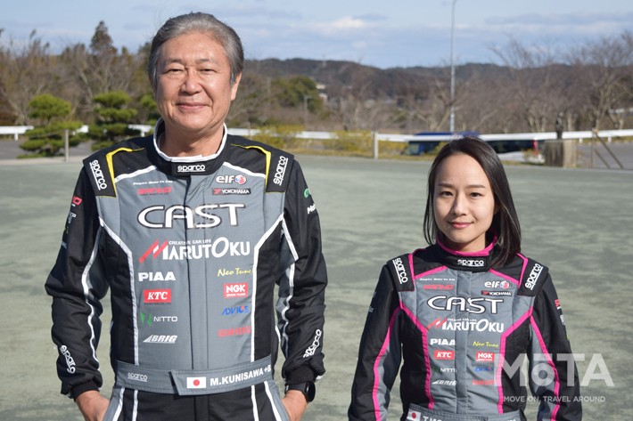 （左）国沢 光宏選手（右）槻島 もも選手