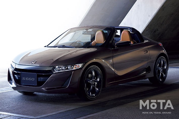 ホンダ S660 α特別仕様車「Bruno Leather Edition（ブルーノ レザー エディション）」[2017年6月2日発売（2017年11月30日までの期間限定販売）]