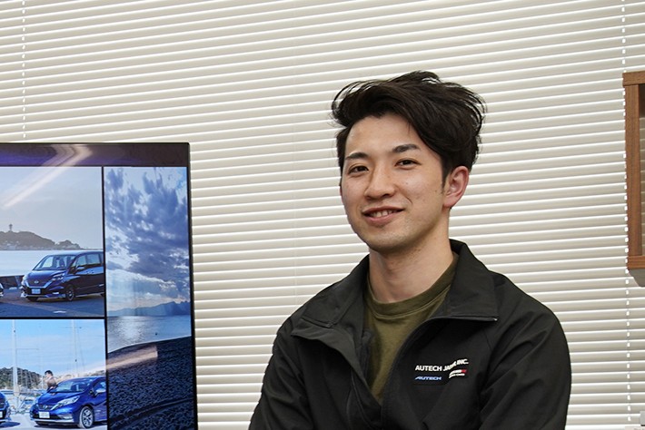 オーテックジャパン デザイン部 若林 康二氏。キックス AUTECHでエクステリアを担当