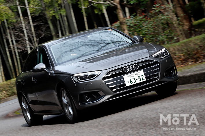 アウディ A4 35 TDI Advanced[ボディカラー：テラグレーメタリック（2021年1月7日発売／B9系・マイナーチェンジモデル）]