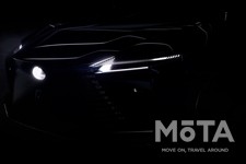 2020年12月に北米レクサスで公開されたコンセプトカーのティザー画像