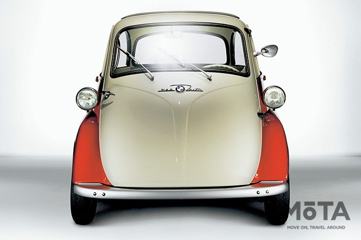 萬代屋【BMW ISETTA イセッタ 白/赤 前面ドア自作 フリクション