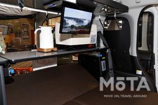 スズキ ソリオ 車中泊仕様「キャビン2ミニ WISH」[マリナ 'RV]／ジャパンキャンピングカーショー2021[2021年4月2日（金）～4月4日（日）／幕張メッセ（千葉県千葉市）]