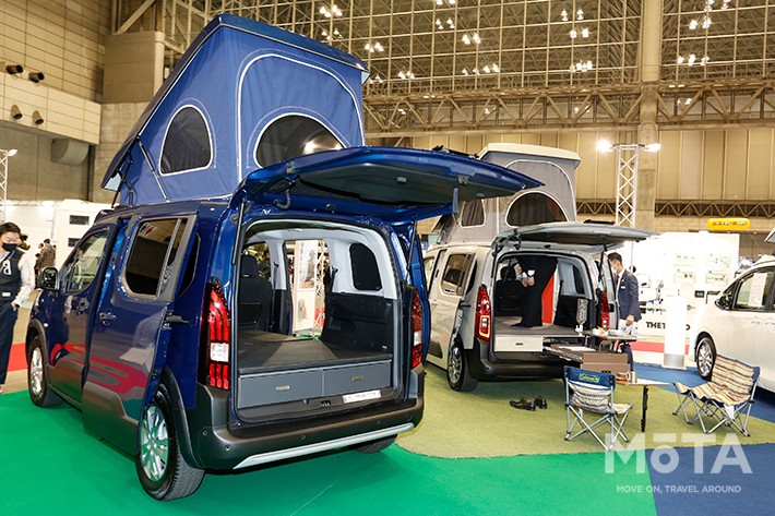 プジョー リフター キャンパー（車中泊仕様）「シェル」[ホワイトハウス]／ジャパンキャンピングカーショー2021[2021年4月2日（金）～4月4日（日）／幕張メッセ（千葉県千葉市）]