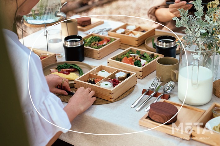 専属のフレンチシェフが子供向けやベジタリアン、ヴィーガン対応のメニューも用意