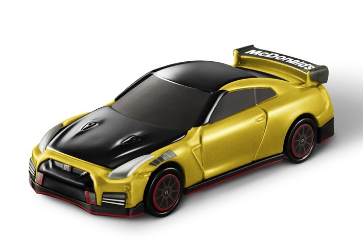 日産 GT-Rニスモ 2022年モデルのハッピーセットトミカ, 日産 GT-Rニスモ 2022年モデル ゴールド仕様のハッピーセットトミカ