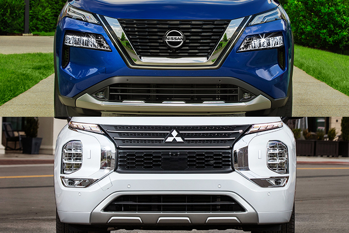 225/55R18 日産エクストレイル　三菱アウトランダー等 注目の兄弟車「新型エクストレイル」と「新型アウトランダー」どちらが