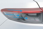 ホンダ 新型ヴェゼル 空力性能イメージ（リアコンビネーションランプ形状）[2021年4月22日（木）発表／4月23日（金）発売]