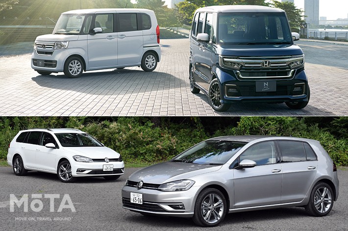 ホンダ 新型N-BOX vs フォルクスワーゲン ゴルフ（ゴルフ7.5）[国産新車 vs 輸入中古車対決]