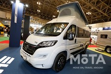 「HYMER FREE 540（ハイマー フリー540）」こちらも全長5.4メートルでハイエーススーパーロング同等の扱いやすいサイズが特徴だ[HYMERCAR（ハイマーカー）シリーズ]
