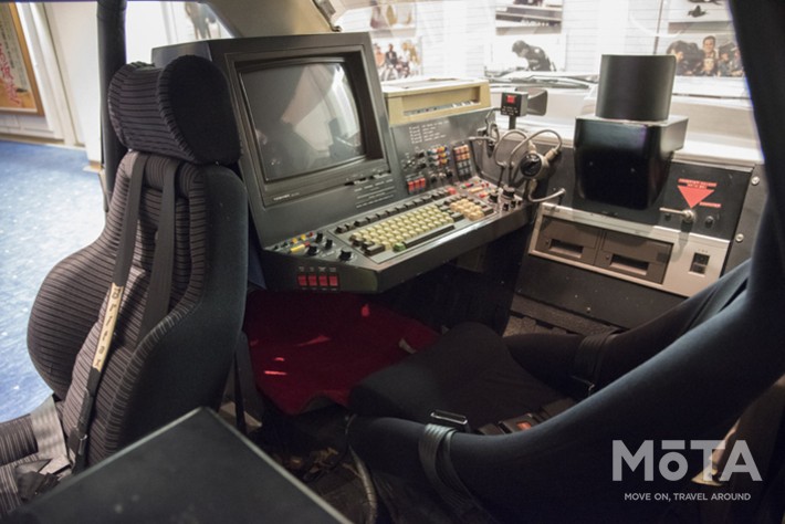 写真はマシンRS-3(マシンRS)の後席に搭載されたコンピュータ