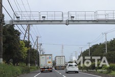 Nシステム（自動車ナンバー自動読取システム）　設置例