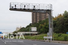 Nシステム（自動車ナンバー自動読取システム）　設置例