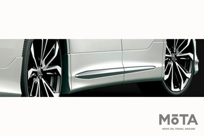 「MODELLISTA エアロキットI/エアロキットII(サイドスカート)」/単品価格:8万5800円