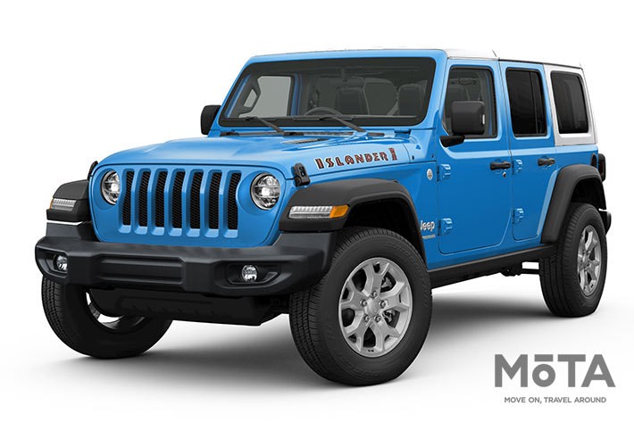 ジープラングラー 限定車「Jeep Wrangler Unlimited Islander（ジープ ラングラー アンリミテッド アイランダー）」 ボディカラー：チーフC/C+ホワイトハードトップ（100台限定）[2021年5月13日（木）発表・5月22日（土）発売]