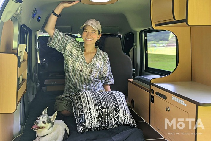 【アウトドア女子】芳美 リンさんがレンタルしたリトルペア キャプテンスタッグ仕様