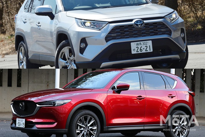 トヨタ RAV4 ハイブリッド vs マツダ CX-5 ディーゼル 燃費比較