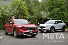 ホンダ 新型ヴェゼル ホンダ純正アクセサリー装着車　（左）「Urban Style（アーバンスタイル）」／（右）「Casual Style（カジュアルスタイル）」[ホンダアクセス]