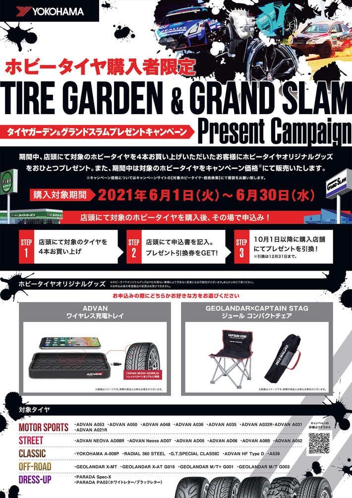 タイヤガーデン・グランドスラムプレゼントキャンペーン