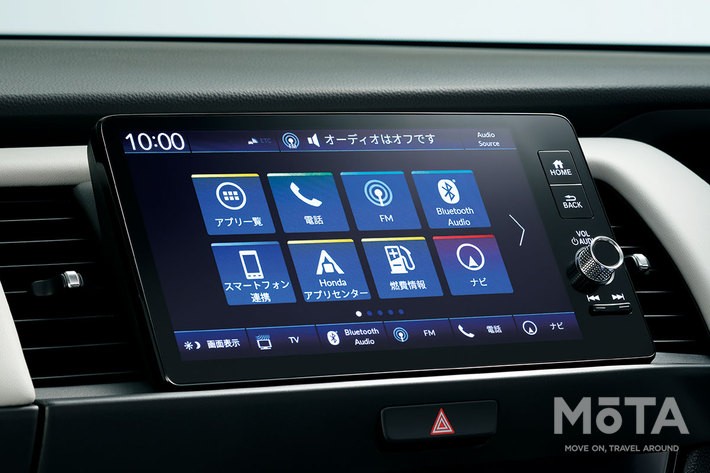新世代コネクテッド技術を搭載した車載通信モジュール「Honda CONECT（ホンダコネクト）」, 専用設計の「プレミアムオーディオ」を新設定