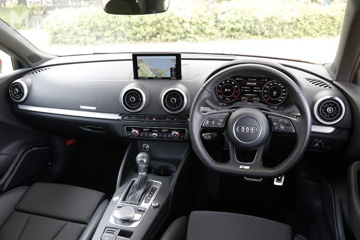 写真は「Audi A3 Sportback 1.4TFSI Sport」[2017年1月マイナーチェンジモデル]の内装