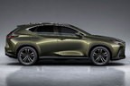 レクサス 新型NX（プロトタイプ）「ボディカラー：テレーンカーキマイカメタリック」[2021年6月12日発表]