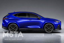 レクサス 新型NX（プロトタイプ）「ボディカラー：ヒートブルーコントラストレイヤリング」[2021年6月12日発表]