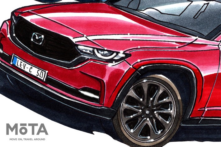 マツダ 新型CX-50（次期CX-5）[予想イラスト]