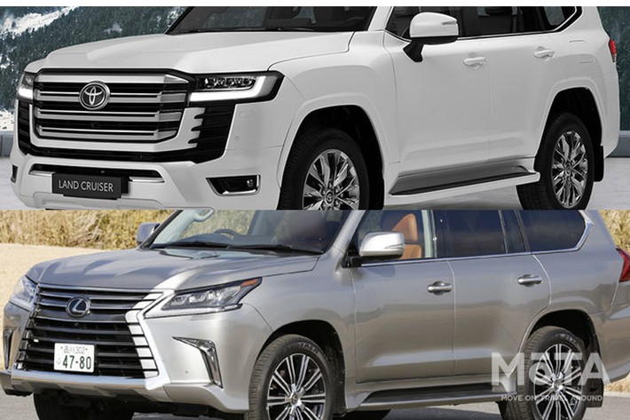 【新型ランドクルーザー300とレクサス LX内装比較】後席にUSBソケットやシートクーラーなど新型ランドクルーザー300の後席に注目! 新型ランクルはレクサスをも凌駕する内装だった