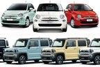 フィアット 500（チンクエチェント）vs スズキ 新型ハスラー