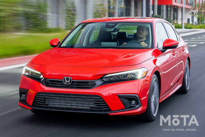ホンダ 新型シビックセダン 1.5リッターターボ「ツーリング」（北米仕様）[2021年6月16日発表]
