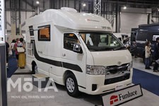 Funluce（ファンルーチェ）キャンピングカー（トヨタ ハイエースベースの「キャブコン」型キャンピングカー）【東京キャンピングカーショー2021（2021年6月12日土曜日～13日日曜日：東京ビッグサイト青海展示棟）】