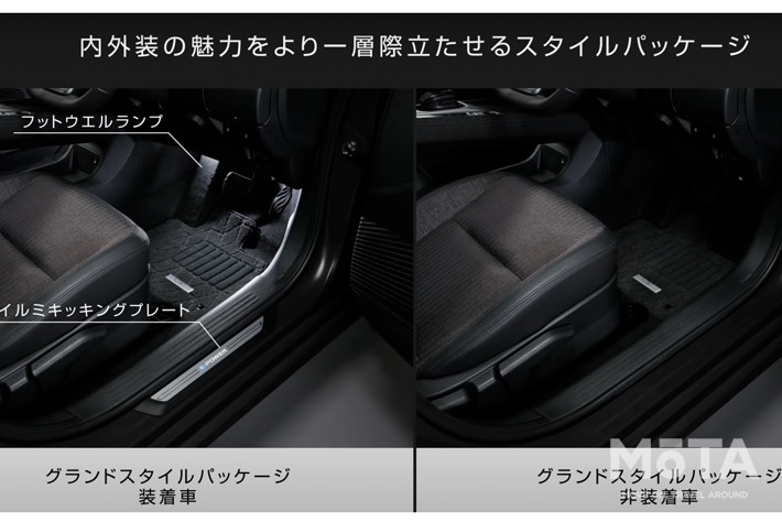 日産 新型ノート オーラ「グランドスタイルパッケージ」